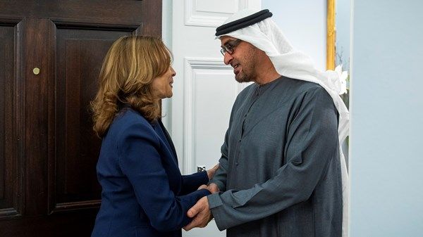 رئيس الدولة ونائبة الرئيس الأميركي يبحثان تعزيز العلاقات الاستراتيجية بين البلدين