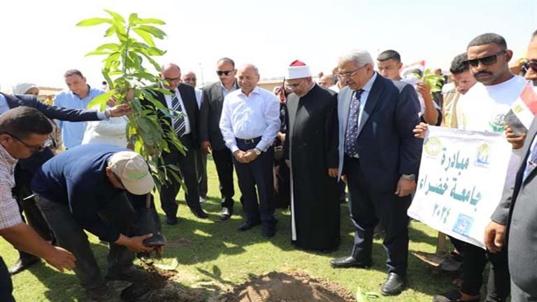 مانجو ويوسفي وزيتون.. إطلاق مبادرة لزراعة 2400 شجرة بالمخيم الدائم وبعض الشوارع المحيطة