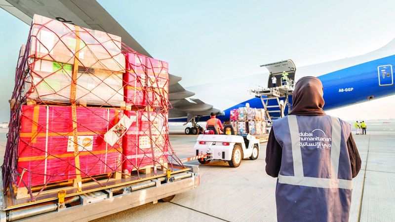 الامارات | «دبي الإنسانية» تنقل 71.6 طناً من الإمدادات الطبية إلى غزة