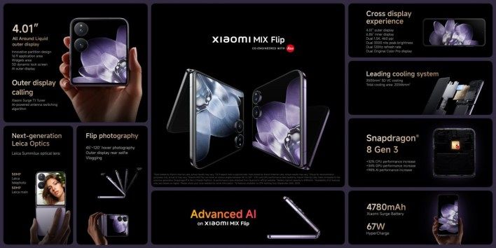 تكنولوجيا: هاتف Xiaomi Mix Flip ينطلق للأسواق العالمية بسعر 1300 يورو
