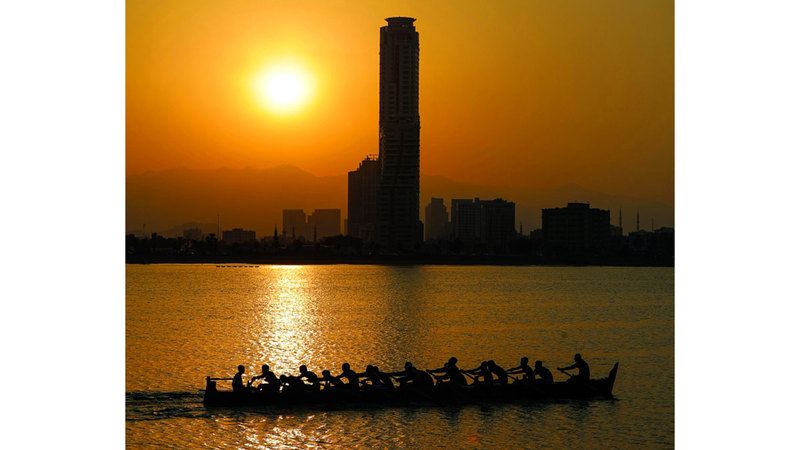 الامارات | غروب في الفجيرة