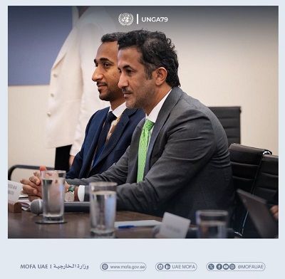 الامارات | وفد الإمارات يُشارك في اجتماعات رئيسية خلال اليوم الأول من أعمال الدورة الـ79 للجمعية العامة للأمم المتحدة