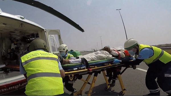"صقور الداخلية" تساهم في إنقاذ حياة مواطن إماراتي