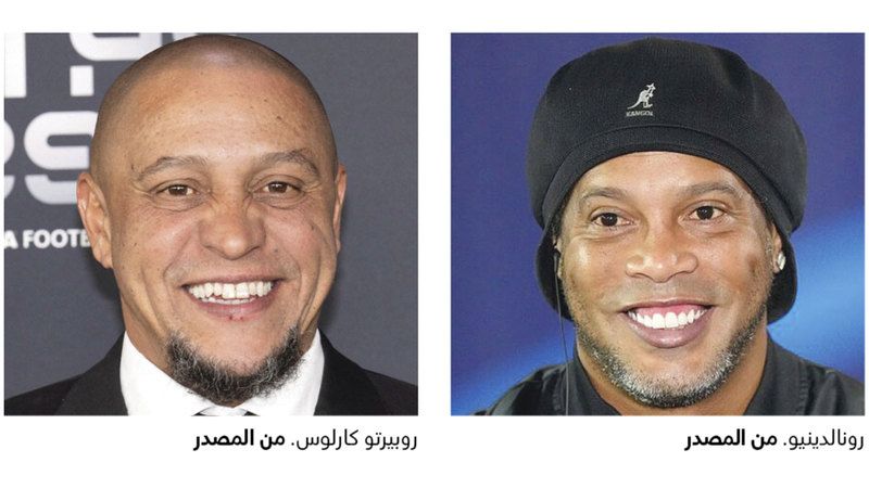 الامارات | أساطير كرة القدم يلعبون «السلة» في أبوظبي