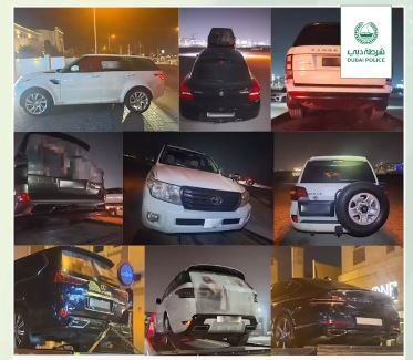 الامارات | شرطة دبي تحجز 11 مركبات ارتكب سائقوها ضجيجاً وأعمال فوضى