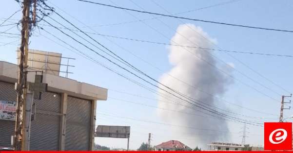 "النشرة": غارة إسرائيلية استهدفت بلدة تمنين