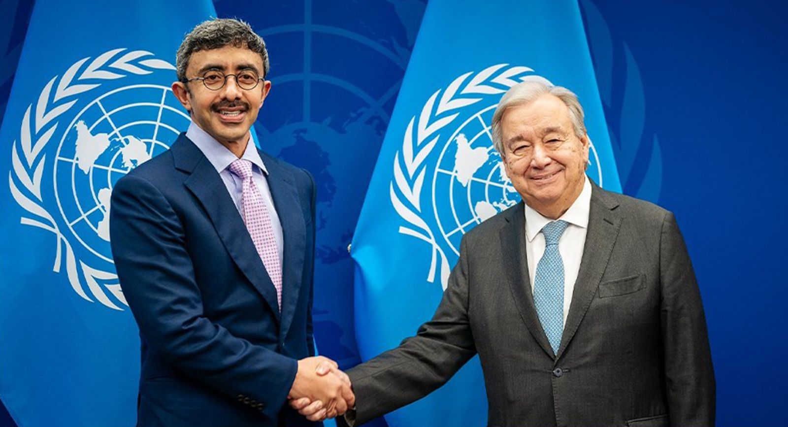 الخليج اليوم .. عبد الله بن زايد يبحث مع غوتيريش سبل تعزيز التعاون في المجالات الإنسانية والتنموية