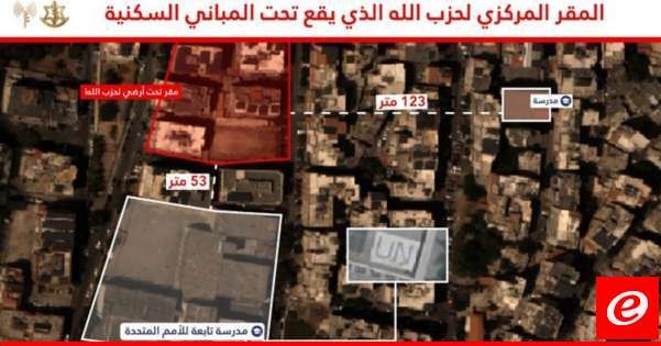 الجيش الإسرائيلي: مقتل 20 قياديًا من دائرة نصرالله باستهداف مقر "حزب الله" في الضاحية الجمعة