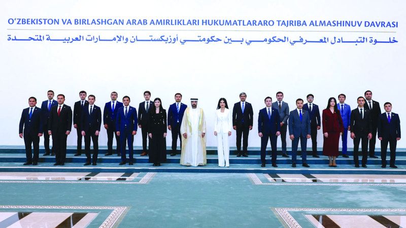 الامارات | حمدان بن محمد يلتقي خريجي برامج قيادات حكومة أوزبكستان