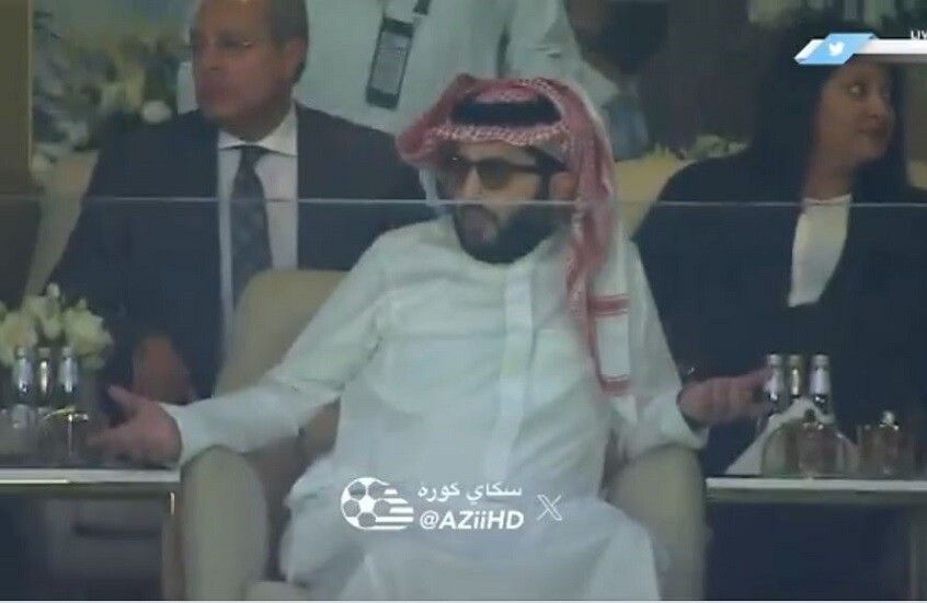 الخليج اليوم .. شاهد.. رد فعل تركي آل الشيخ على هدف الزمالك