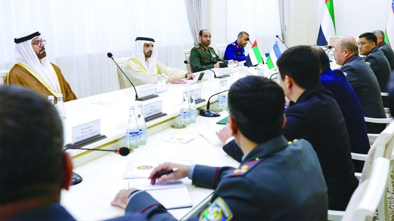 الامارات | حمدان بن محمد يبحث مع وزير الدفاع في أوزبكستان تعزيز التعاون