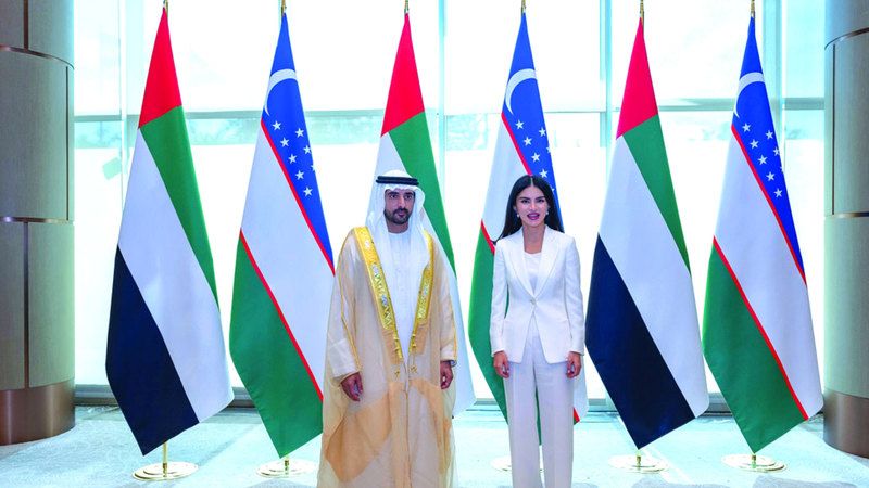 الامارات | حمدان بن محمد يلتقي مساعد رئيس جمهورية أوزبكستان