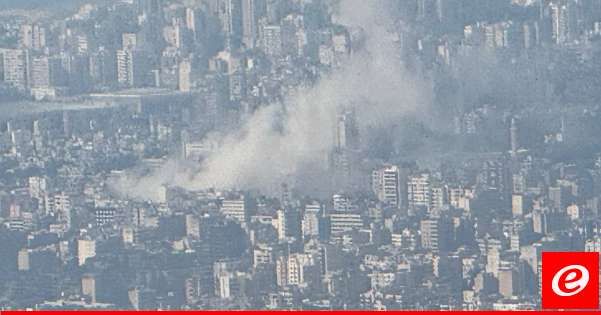 غارة إسرائيلية على منطقة الغبيري في الضاحية الجنوبية لبيروت