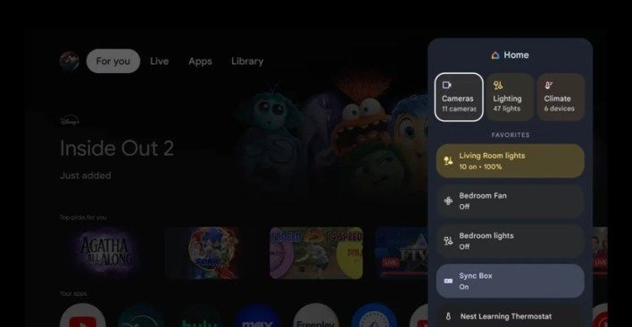 تكنولوجيا: الواجهة الرئيسية الجديدة لـ Google TV محدودة وتقتصر على تشغيل أو إيقاف معظم الأجهزة فقط