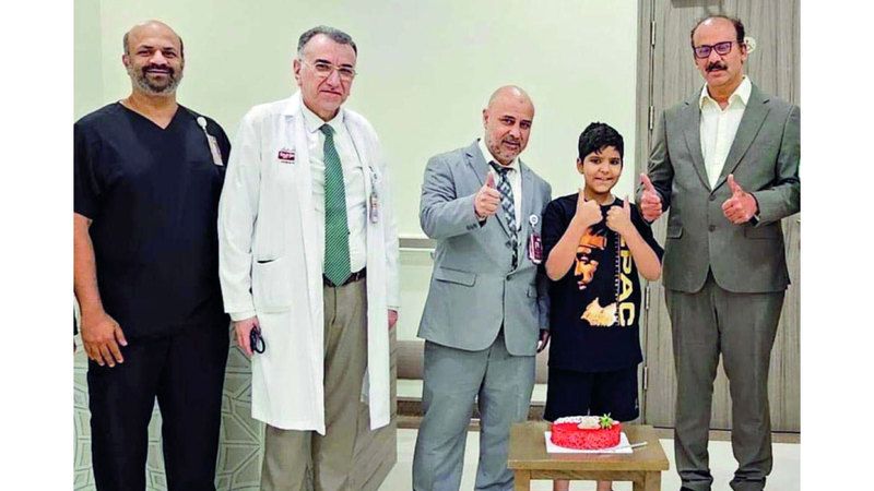 الامارات | شفاء الطفل المواطن «هلال»  من سرطان الدم