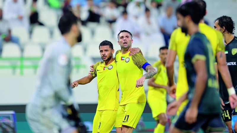 الامارات | كلباء يبتعد بمسافة المواجهات المباشرة عن خورفكان.. كلمة السر «بيسا»