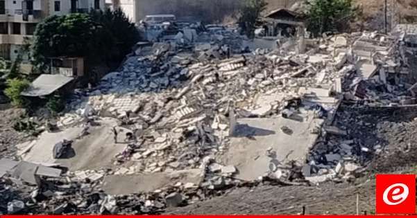 ارتفاع حصيلة الاعتداء الإسرائيلي على عين الدلب أمس إلى 45 شهيدًا و70 جريحًا