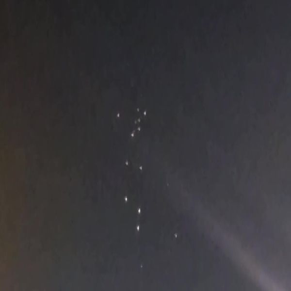 فيديو.. الصواريخ الإيرانية تمر فوق شمال سيناء