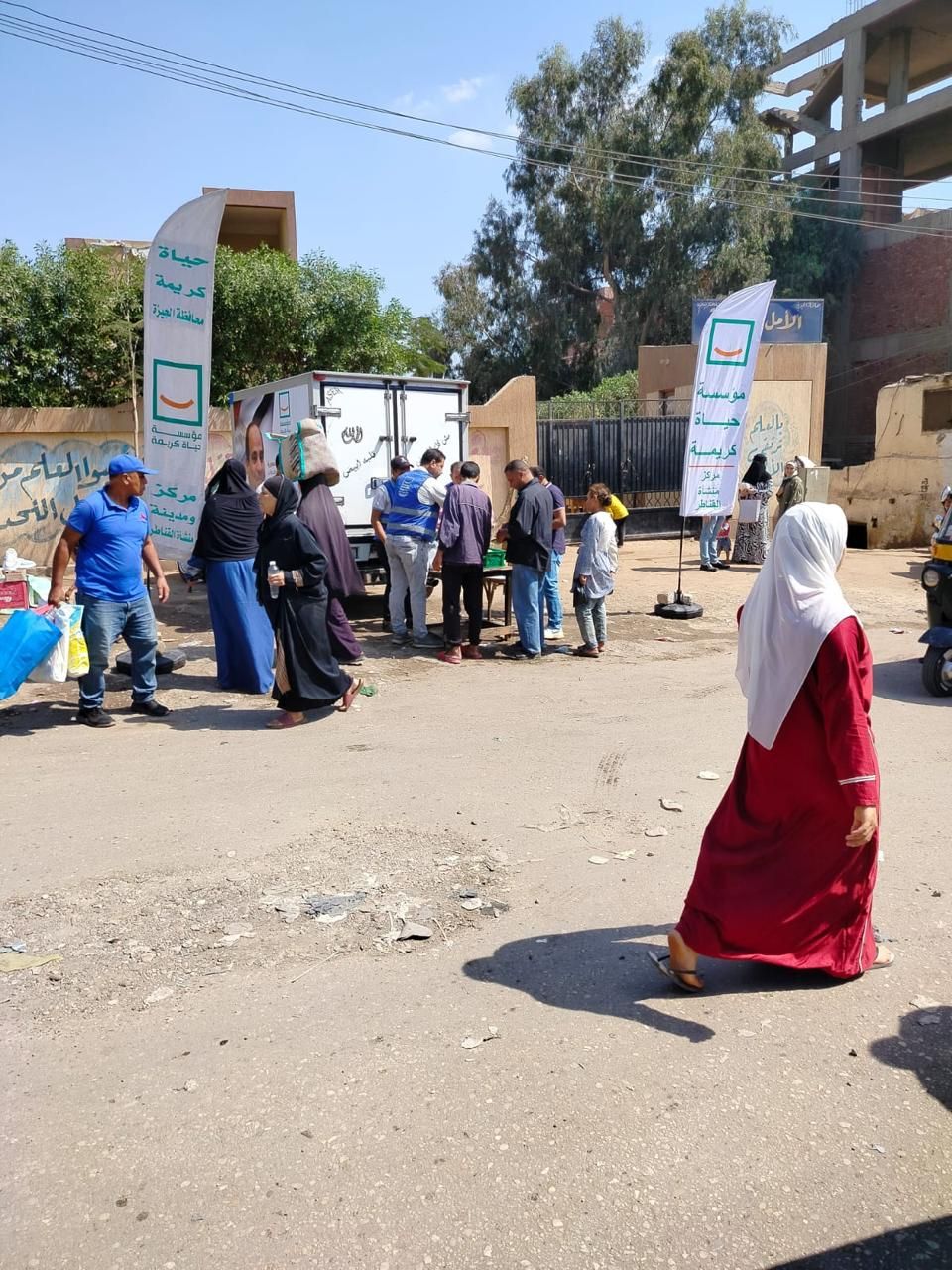 حياة كريمة تطرح اللحوم بـ185 جنيها فى الجيزة.. صور