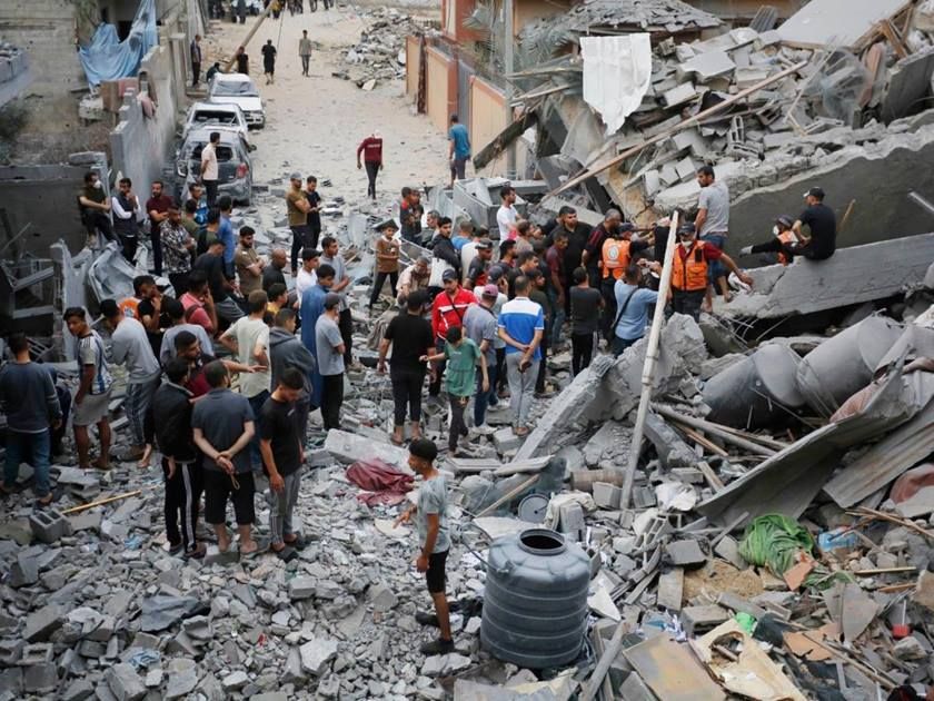 استشهاد أربعة فلسطينيين في قصف للاحتلال الإسرائيلي على خانيونس ورفح