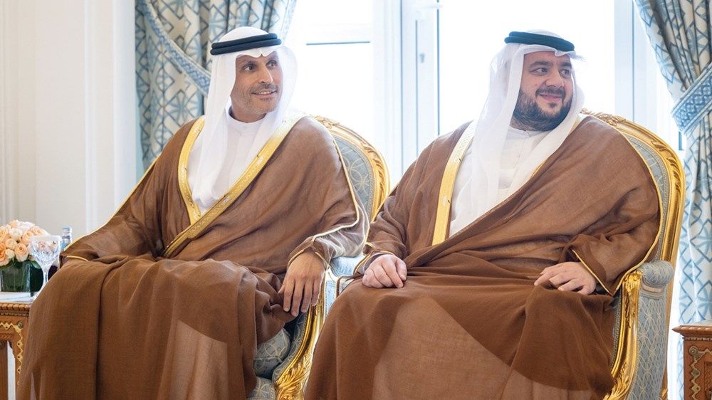 أمير قطر وولي عهد أبوظبي يبحثان سُبل تعزيز التعاون المشترك