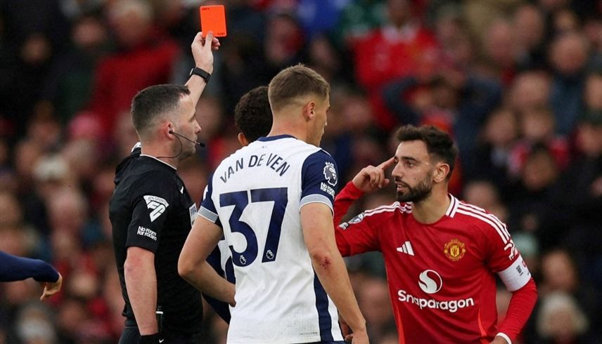 الامارات | إلغاء البطاقة الحمراء على نجم مانشستر يونايتد