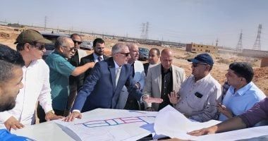 نائب رئيس "المجتمعات العمرانية" يتفقد موقف تنفيذ أعمال المرافق والطرق