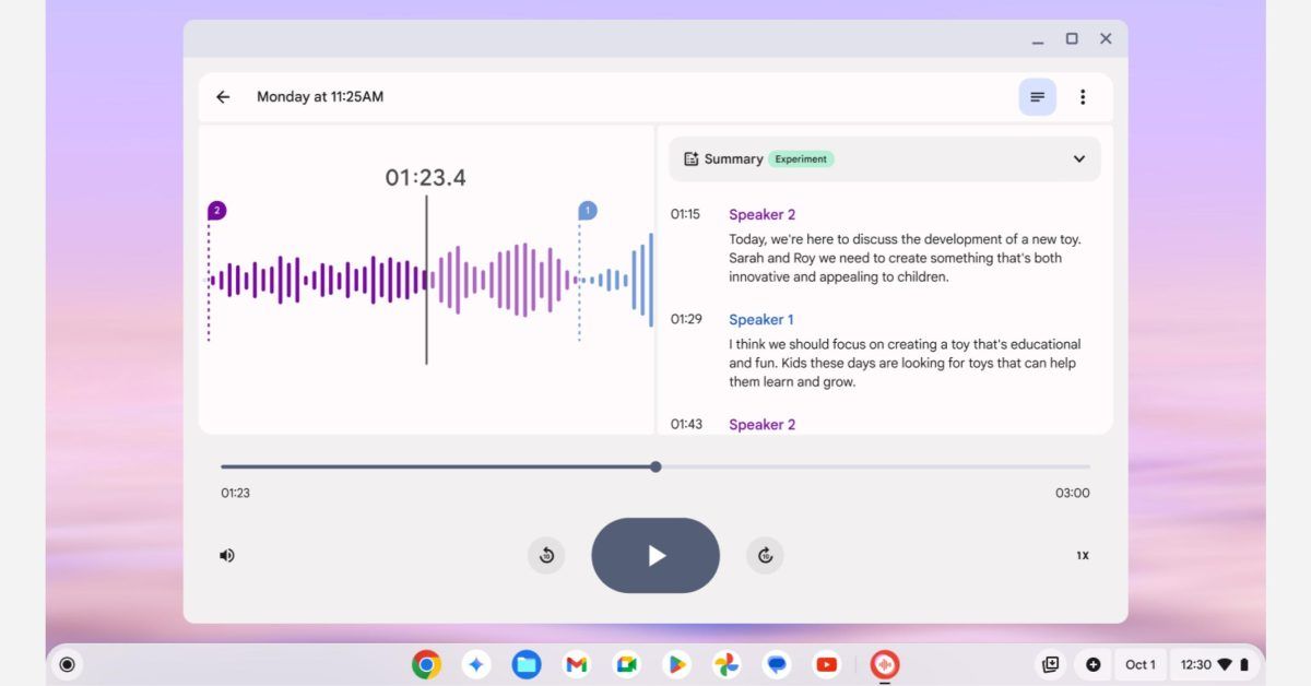 تكنولوجيا: ‏Chromebook Plus يحصل على تطبيق Recorder وميزة “مساعد القراءة” والمزيد