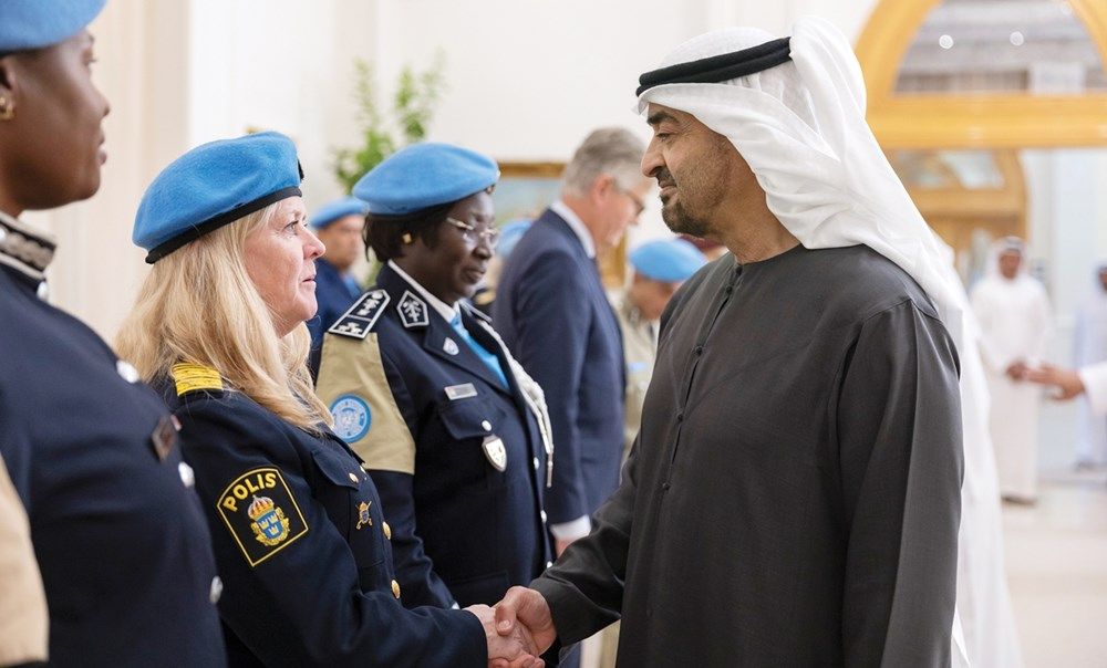 رئيس الدولة: تعزيز التعاون الدولي في سبيل مجتمعات أكثر أمناً