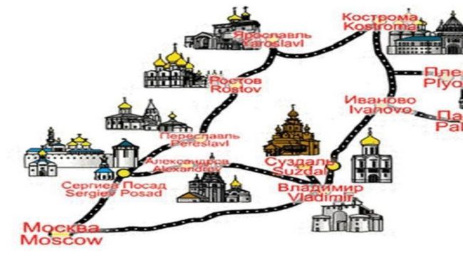 "طوق روسيا الذهبي".. أهم المدن والمعالم