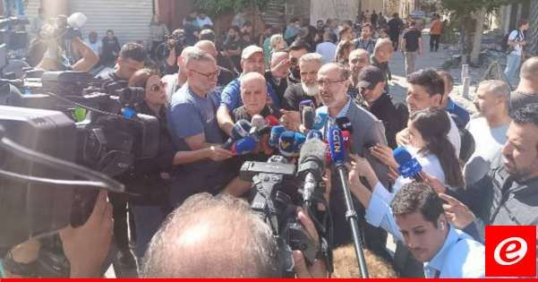 شري والموسوي جالا في منطقة الباشورة: أهلنا الصامدين ما زالوا على نفس الموقف وهم مع المقاومة