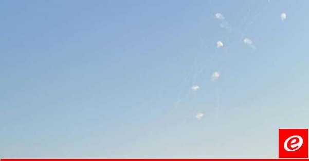 إطلاق دفعة صاروخية من جنوب لبنان باتجاه إصبع الجليل