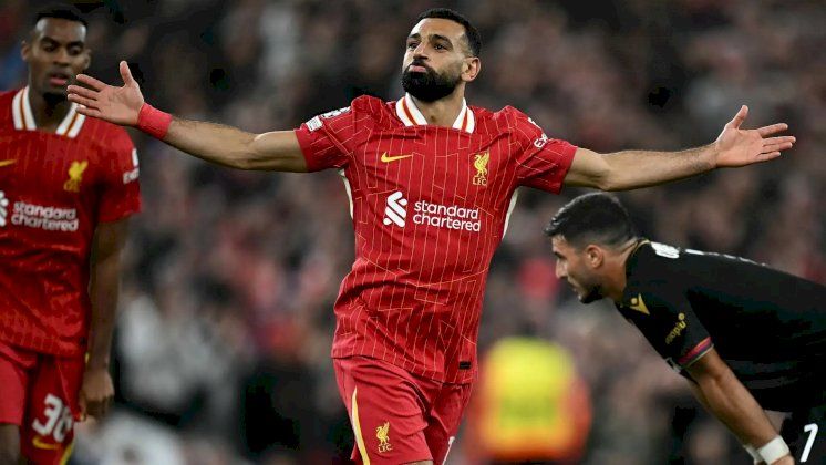 صلاح ينتزع لقب الهداف التاريخي للأفارقة في دوري أبطال أوروبا