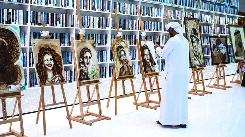 الامارات | «فنجان» من البن والإبداع..  في مكتبة محمد بن راشد