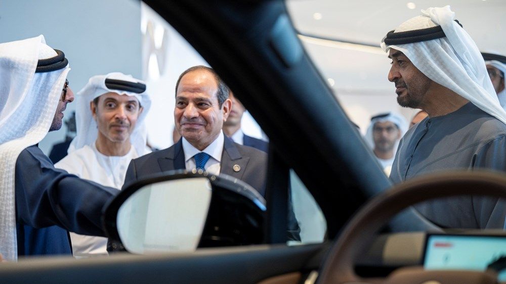 بحضور رئيس الدولة والرئيس المصري..«نيو» العالمية و«سايفن» القابضة الإماراتية تطلقان شراكة لتعزيز مسيرة الابتكار بقطاع المركبات الكهربائية الذكية