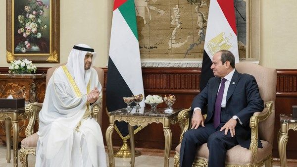 محمد بن زايد والسيسي: علاقاتنا عميقة.. ومسارات جديدة للتعاون