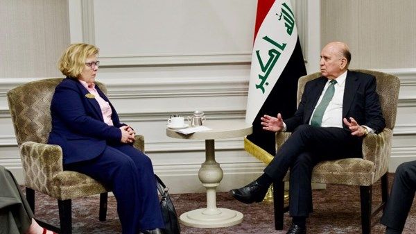 العراق وأميركا تؤكدان ضرورة حل أزمات المنطقة بالطرق الدبلوماسية