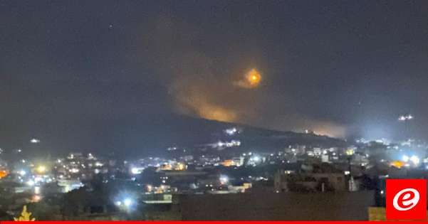 غارة إسرائيلية استهدفت محيط نقطة المصنع الحدودية مع سوريا