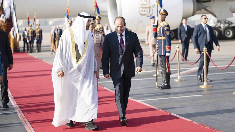 محمد بن زايد والسيسي: علاقاتنا عميقة.. ومسارات جديدة للتعاون