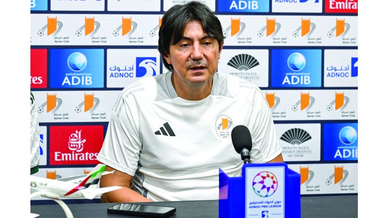 الامارات | غوران: هدف عجمان أكبر من البقاء.. سننافس على الدوري والكأس
