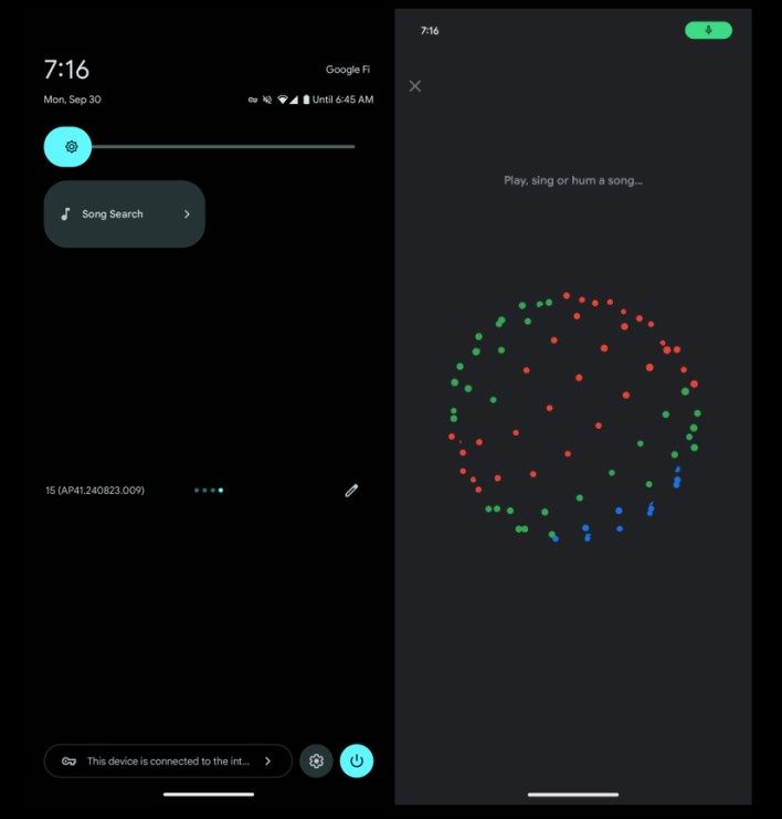 تكنولوجيا: تطبيق جوجل يطرح مربع الإعدادات السريعة لميزة البحث عن الأغاني على نظام أندرويد