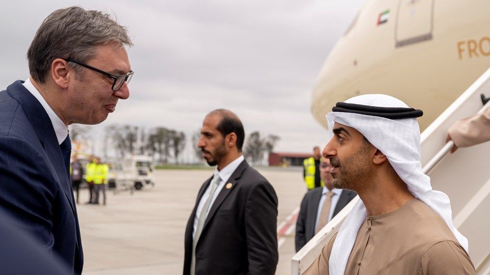 رئيس الدولة يصل إلى صربيا في زيارة عمل