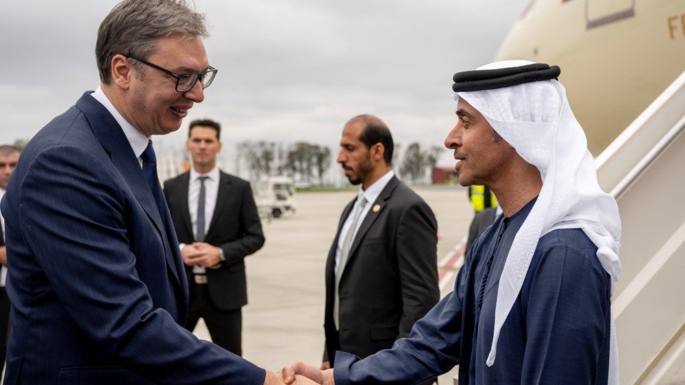 رئيس الدولة يصل إلى صربيا في زيارة عمل