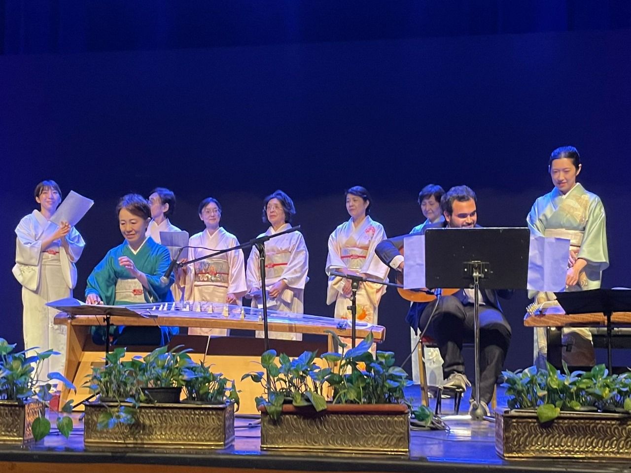 الهارب الياباني التقليدى "كوتو" يتعانق مع العود العربى فى أمسيات موسيقية بالقاهرة