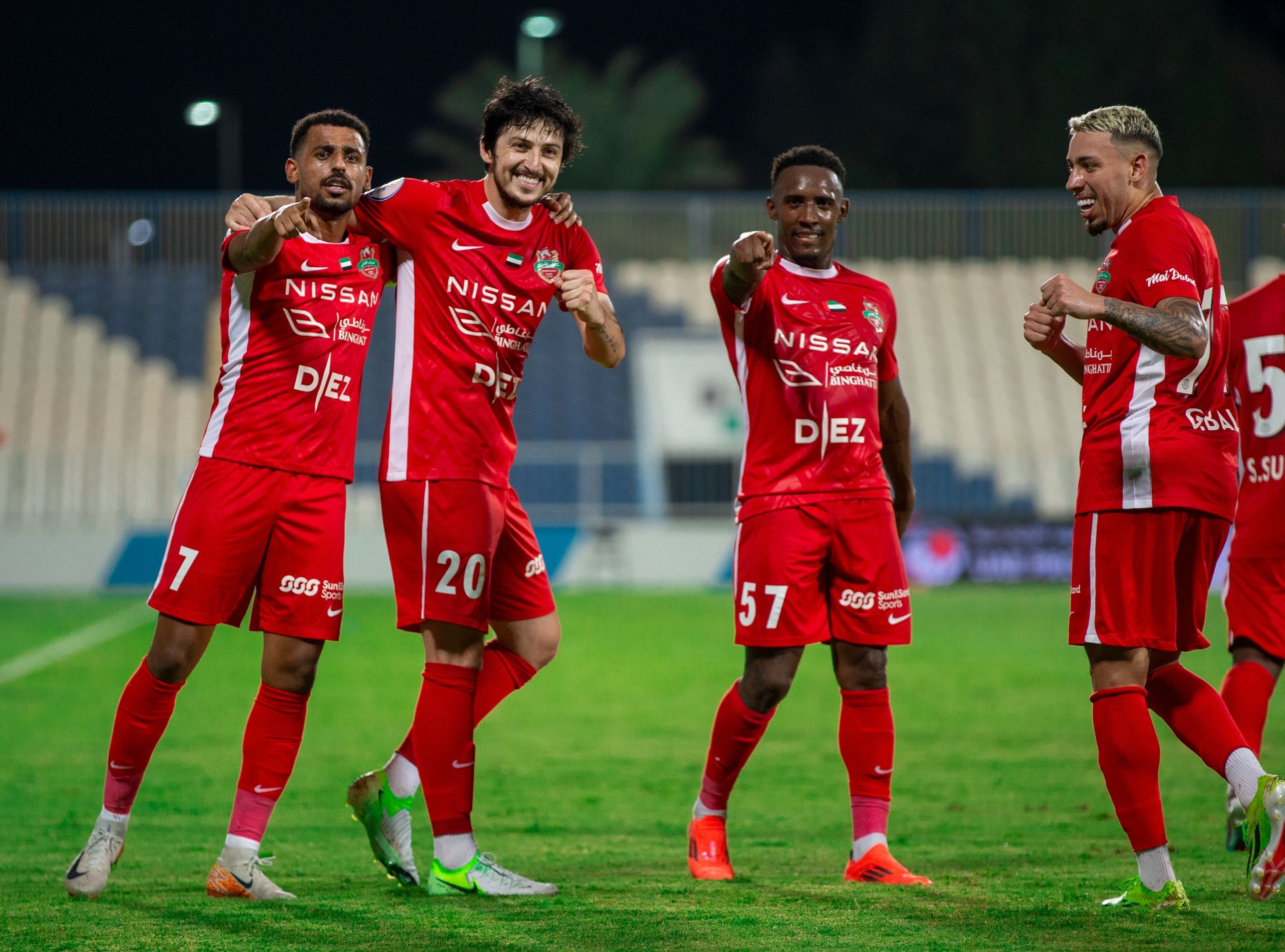 الامارات | شباب الأهلي يبصم بالخمسة على شباك بني ياس.. "فريق مرعب"