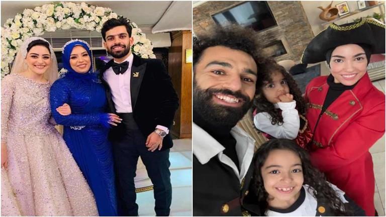 شقيقته متخصصة في الأزياء بطنطا.. 20 صورة لعائلة محمد صلاح وزوجته