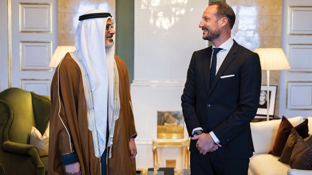 ولي عهد أبوظبي يلتقي ولي عهد مملكة النرويج