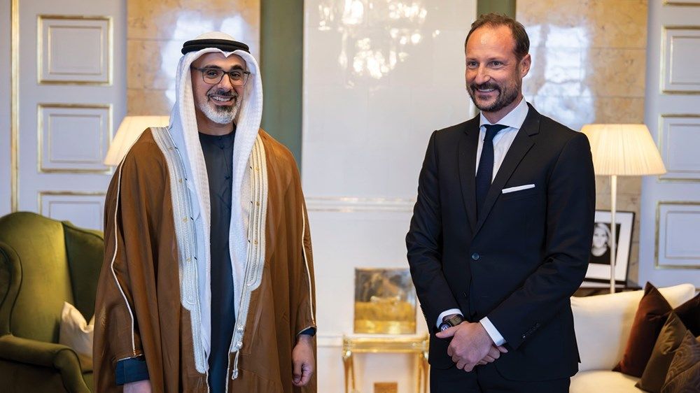 ولي عهد أبوظبي يلتقي ولي عهد مملكة النرويج