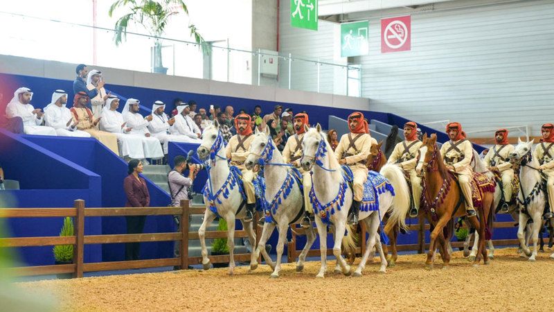 الامارات | تراث الإمارات يزهو في معرض خيول بالمغرب  