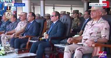 الرئيس السيسي يشاهد فيلما تسجيليا بعنوان "جيش النصر"